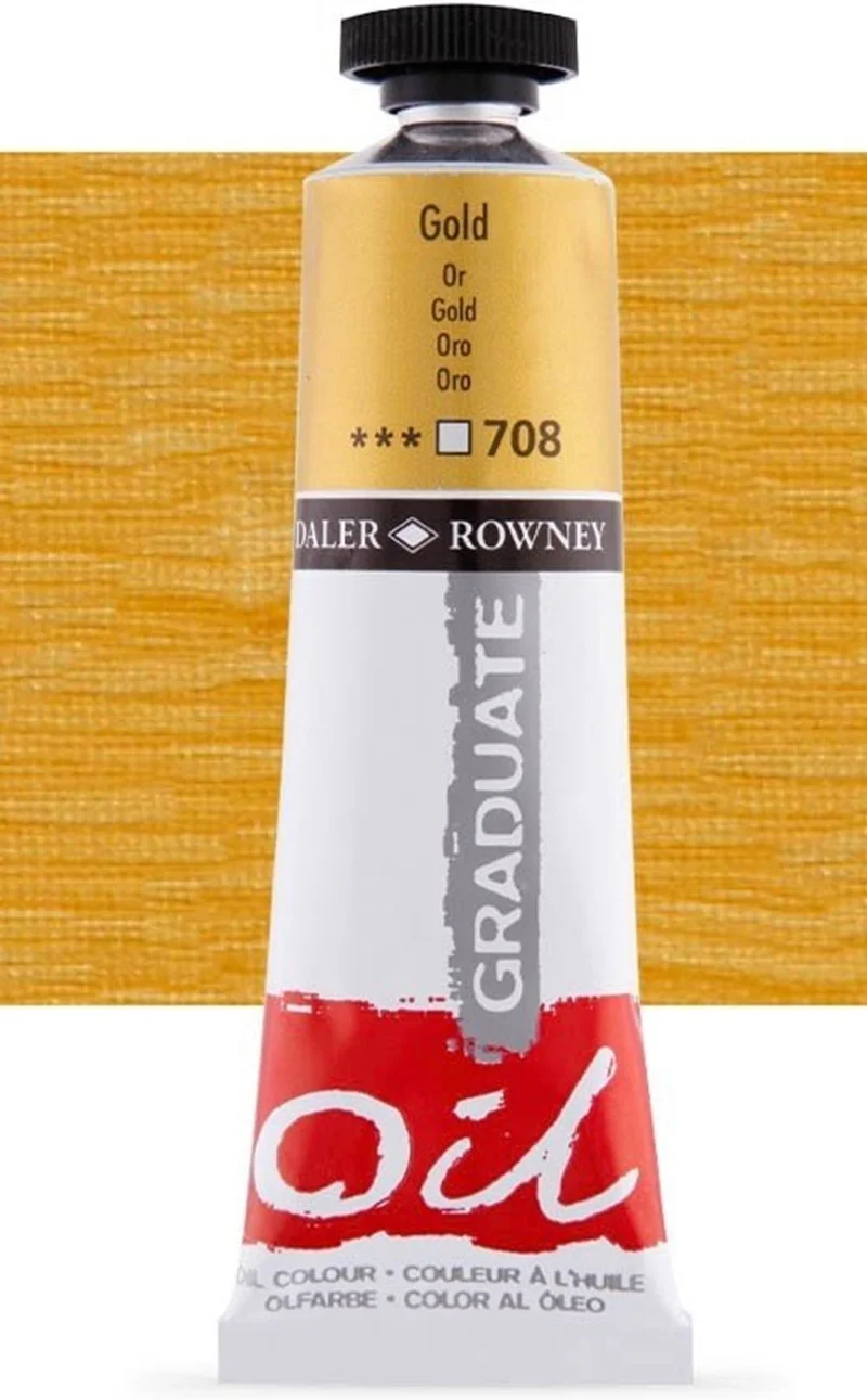 DALER ROWNEY YAĞLI BOYA GRADUATE GRAD SERİSİ 38 ML GOLD 117038708