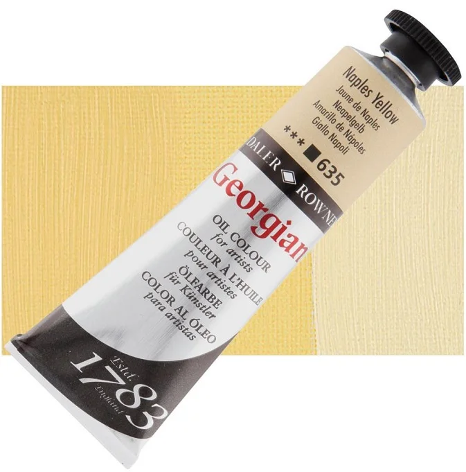 DALER ROWNEY YAĞLI BOYA GEORGIAN GOC SERİSİ 38 ML NAPLES YELLOW 111014635