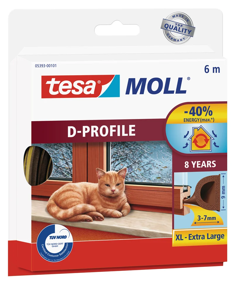 TESA KAPI PENCERE BANDI KAHVE 6Mx9MM 05393-00103