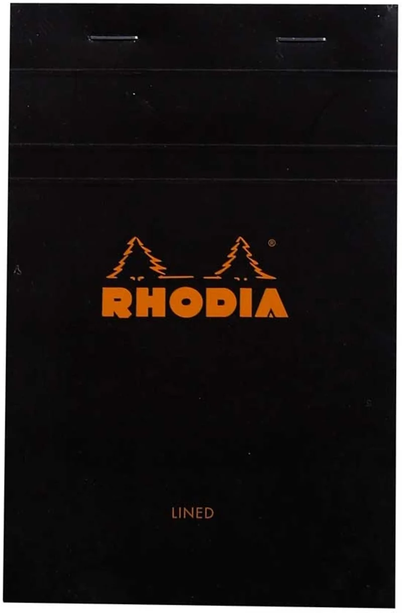 RHODIA BLOKNOT BASIC DİKİŞLİ 11x17 80 GR 80 YP ÇİZGİLİ SİYAH RT146009