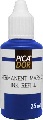 PICADOR PERMANENT MARKER MÜREKKEBİ 25 ML MAVİ KB022