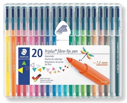 STAEDTLER KEÇELİ KALEM TRIPLUS COLOR 1.0 SET KARIŞIK RENK 20 Lİ 323 SB20