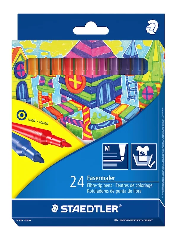 STAEDTLER KEÇELİ KALEM NORIS CLUP 1.0 24 LÜ 325 C24