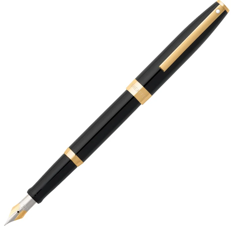 SHEAFFER DOLMA KALEM SAGARIS 9471-0 PARLAK SİYAH ALTIN M UÇ