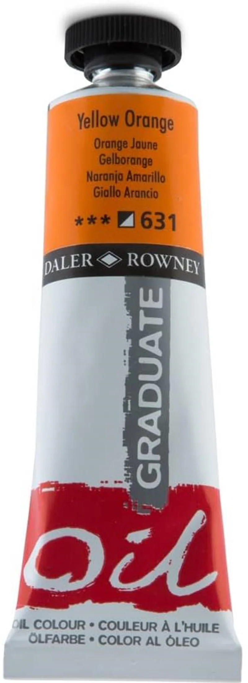 DALER ROWNEY YAĞLI BOYA GRADUATE GRAD SERİSİ 38 ML YELLOW ORANGE 117038631