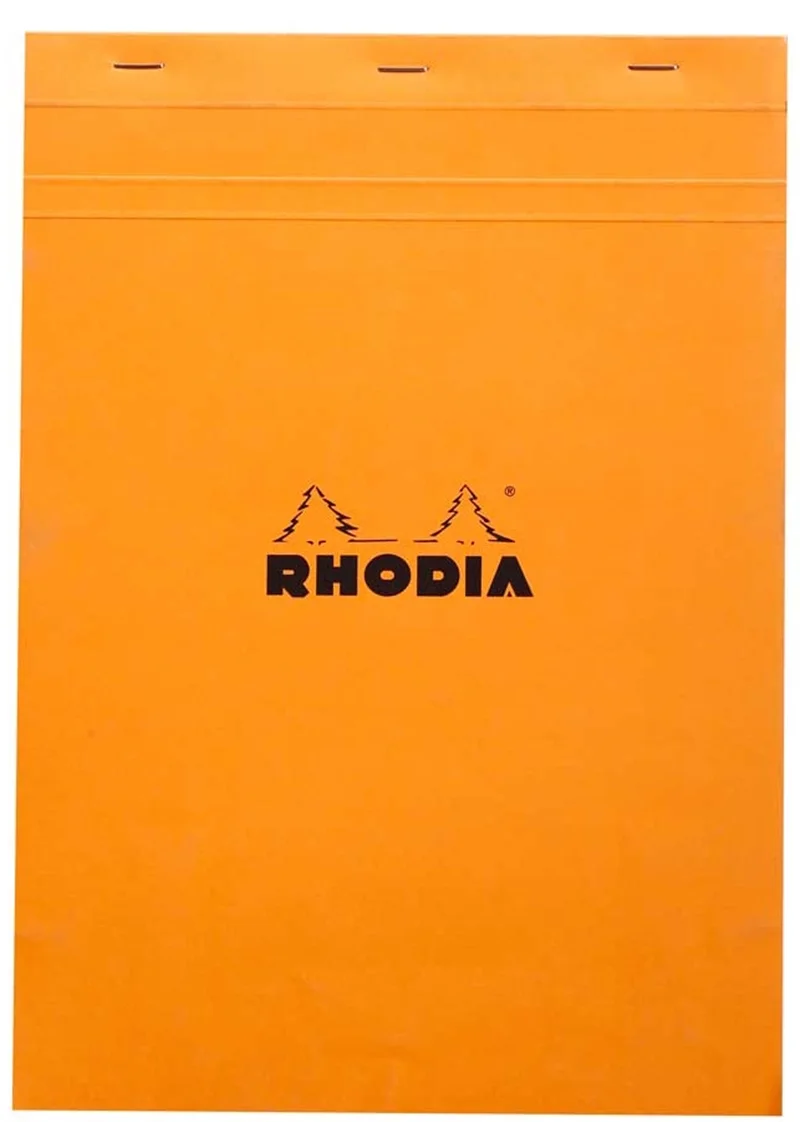 RHODIA BLOKNOT BASIC DİKİŞLİ A4 80 GR 80 YP KARELİ TURUNCU RA18200