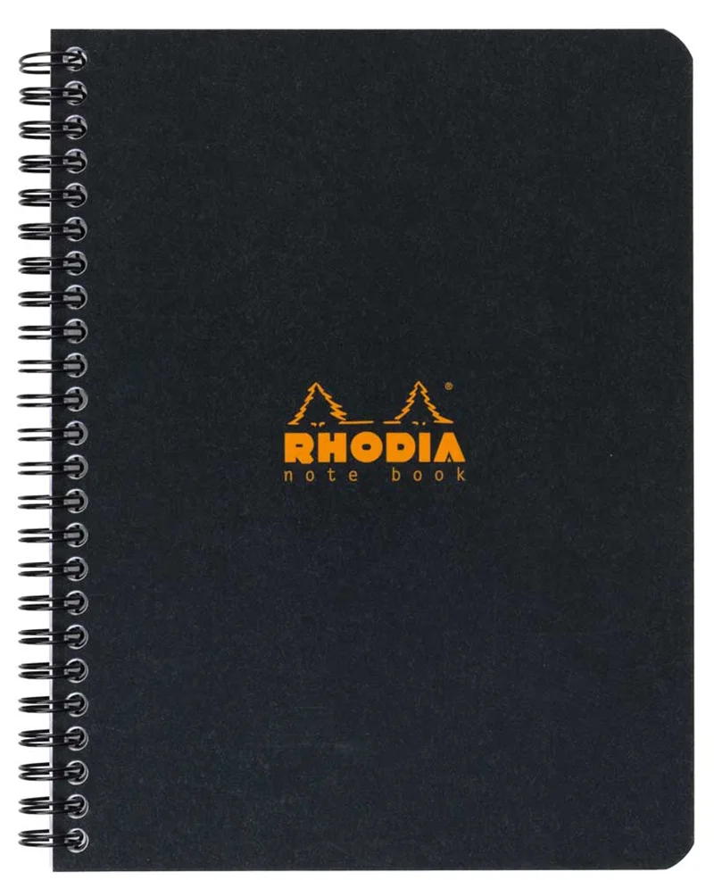 RHODIA DEFTER BASIC SPİRALLİ A5+ 80 GR 80 YP ÇİZGİLİ SİYAH RD193469