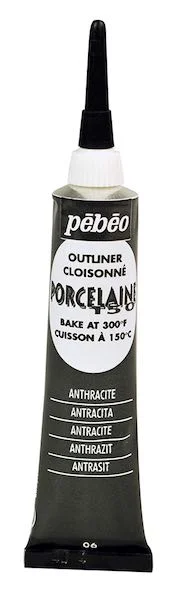 PEBEO PORSELEN KONTOR 150 20 ML 036*06 ANTRHRACITE BLACK