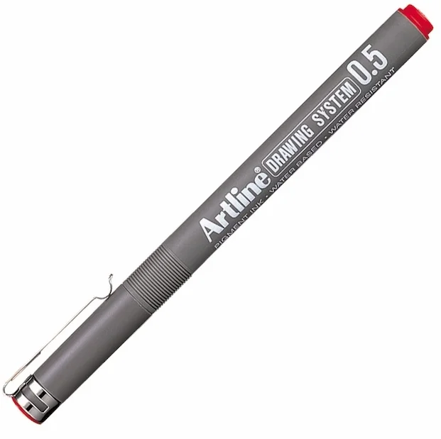 ARTLINE ÇİZİM KALEMİ DRAWING SYSTEM 235 0.5 KIRMIZI A-EK-235 RED