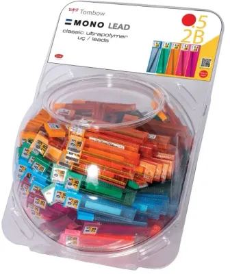 TOMBOW MİN MONO LEAD 0.7 2B KAVANOZ SET RENKLİ TÜP (288 ADET) T-ST-K2-RGC 052