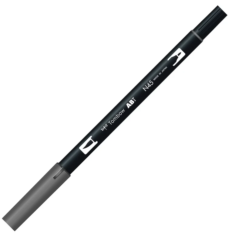 TOMBOW AB-T DUAL BRUSH PEN GRAFİK KALEMİ COOL GRAY 10 (N45) T-AB-T N45