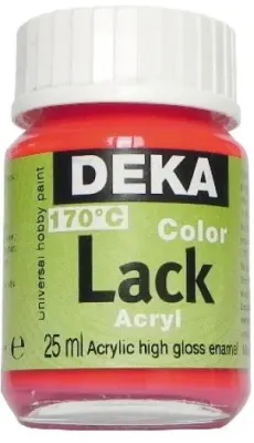 DEKA SERAMİK BOYASI 25 ML GLANZLACK(PARLAK VERNİK) 00 DK-10200