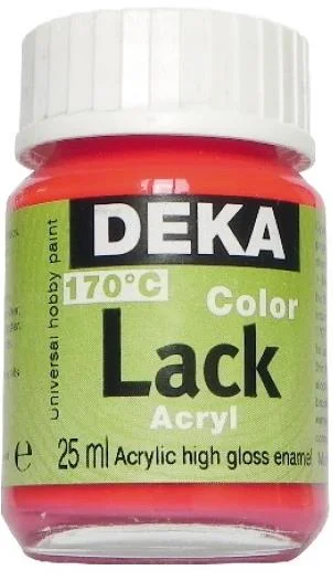 DEKA SERAMİK BOYASI 25 ML GLANZLACK(PARLAK VERNİK) 00 DK-10200