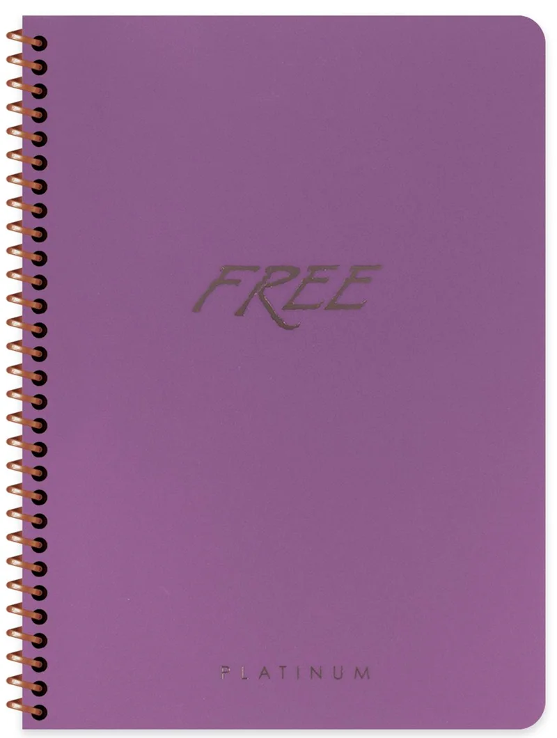 KESKİN DEFTER FREE PLATİNUM 16,5x22,5 PP KAPAK 80 YP. ÇİZGİLİ 320371