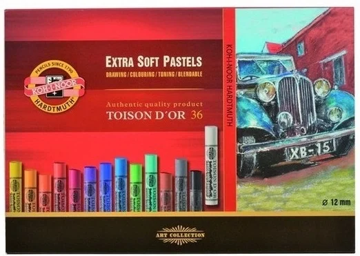KOHINOOR SET EXTRA SOFT DRY CHALKS 8555-036001KZ