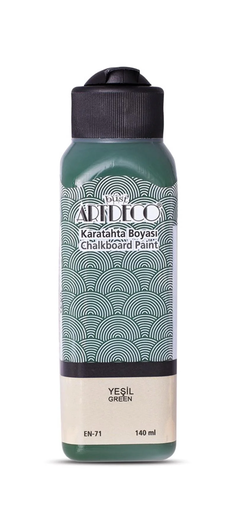 ARTDECO KARATAHTA BOYASI 140 ML YEŞİL Y-074R-3612