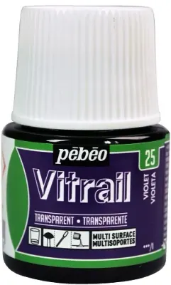 PEBEO CAM BOYASI VITRAIL TRANSPARAN 45 ML 050*25 VIOLET