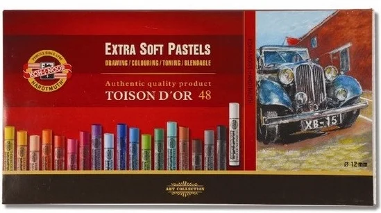 KOHINOOR SET EXTRA SOFT DRY CHALKS 8556-048001KZ