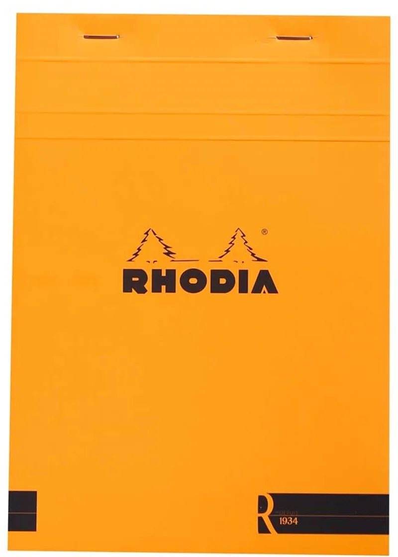 RHODIA BLOKNOT BASIC SOFT TOUCH IVORY KAĞIT A5 90 GR 70 YP DÜZ TURUNCU RS162007