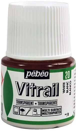 PEBEO CAM BOYASI VITRAIL TRANSPARAN 45 ML 050*20 WHITE