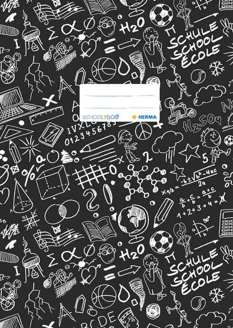 HERMA DEFTER KABI A4 SCHOOLYDOO SİYAH 19408
