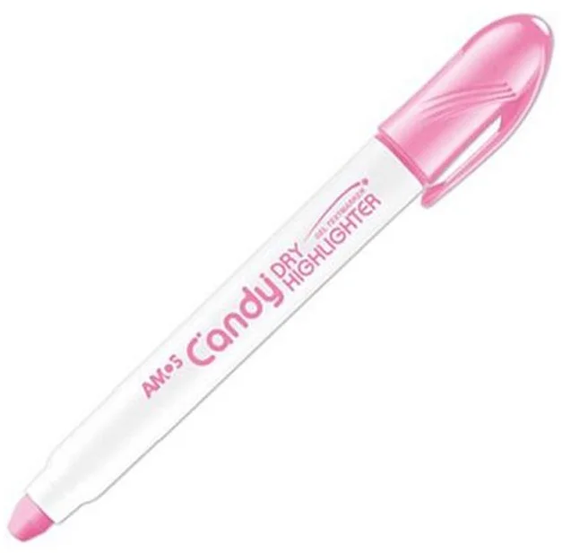 AMOS FOSFORLU KALEM JEL DRY HL PASTEL PEMBE HLCDLMP