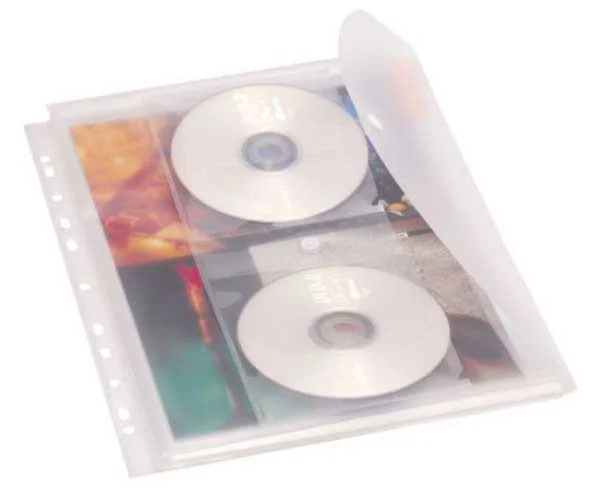 SERVE ÇITÇITLI DOSYA 2 CD CEPLİ 11 DELİKLİ ŞEFFAF SV-6208-SEF