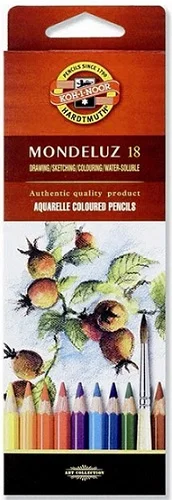 KOHINOOR SET AQUAREL COLOURED KALEM 3717 18
