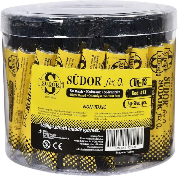 SÜDOR YAPIŞTIRICI FIX SU BAZLI NO: 3 7gr SD413
