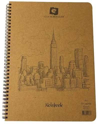 ALEX DEFTER A6 KRAFT SERT 70 GR 80YP ÇİZGİLİ  ALX-0381