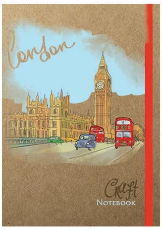 LİZ DEFTER 9x13 IVORY LASTİKLİ SERT KRAFT KF123Ç