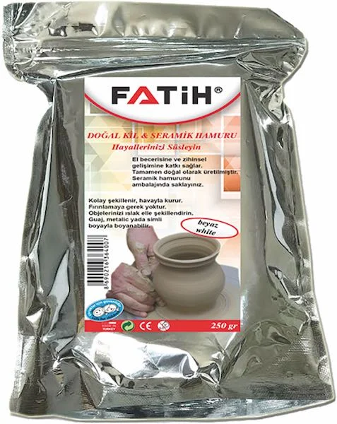 FATİH SERAMİK HAMURU 250 GR BEYAZ 36400