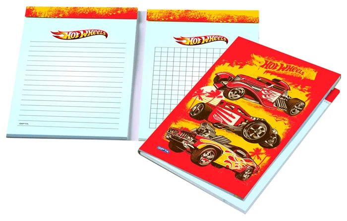 GIPTA BLOKNOT HOT WHEELS A7 STANDLI SPİRALLİ 80 YP. 5442