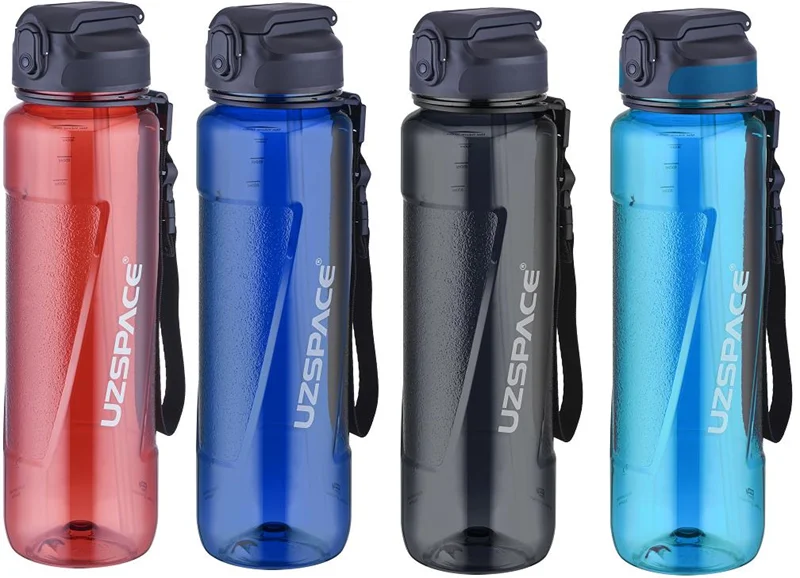 UZSPACE MATARA TRITAN PİPETLİ 6057 1000 ML ASORTİ
