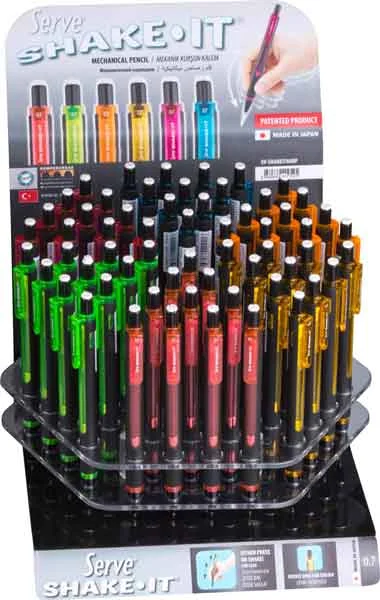 SERVE VERSATİL KALEM SHAKE-IT 0.7 STAND 60 LI SV-SHAKE60DP