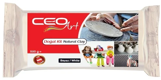 PASİF CEOART DOĞAL KİL BEYAZ 500 GR. CEO-DK0003