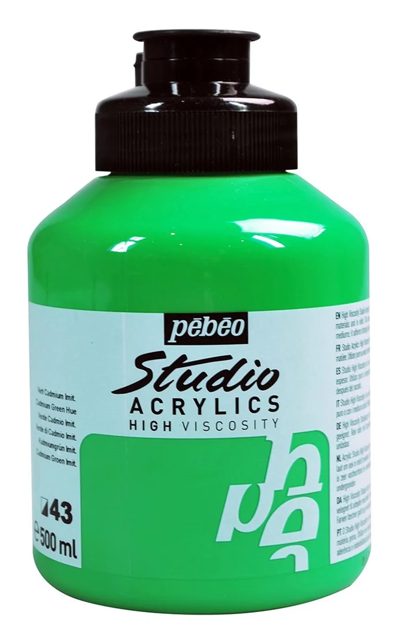 PEBEO AKRİLİK BOYA STUDIO 500 ML 171*43 CADMIUM GREEN
