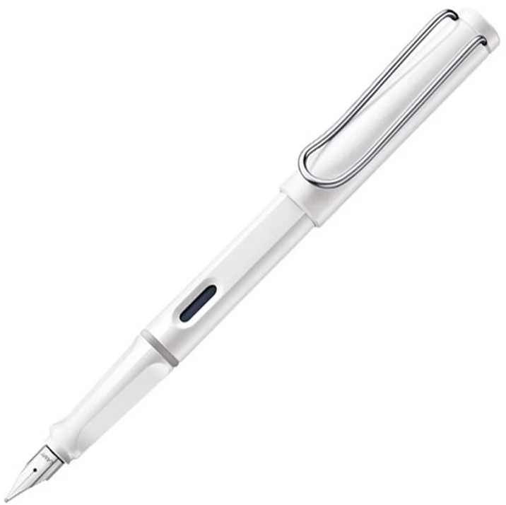 LAMY DOLMA KALEM SAFARI METAL KLİPS BEYAZ B UÇ 19B-B