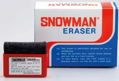 SNOWMAN BEYAZ TAHTA SİLGİSİ MIKNATISLI EB-1A