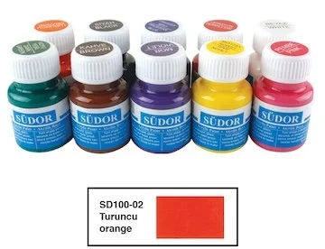 SÜDOR AKRİLİK BOYA 25 ML TURUNCU SD100-02