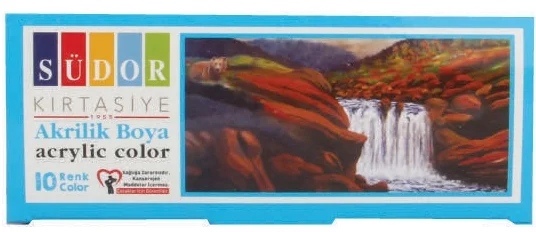 SÜDOR AKRİLİK BOYA SET 10X25 ML SD130-4