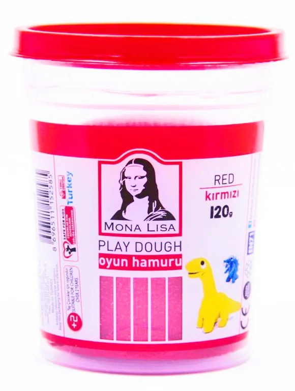 SÜDOR PLAY DOUGH MONALİSA KIRMIZI 120 GR SD240-02