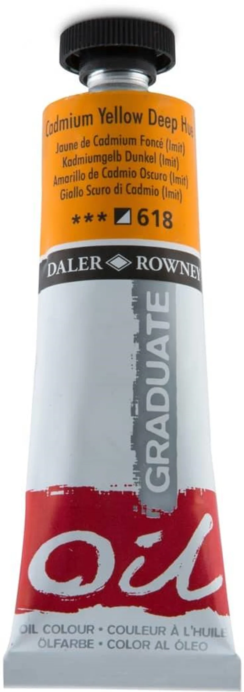DALER ROWNEY YAĞLI BOYA GRADUATE GRAD SERİSİ 38 ML CAD YEL DP HUE 117038618
