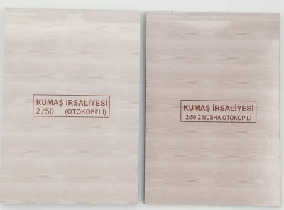 PASİF DİLMAN KUMAŞ İRSALİYESİ 3 NÜSHA