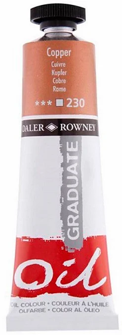 DALER ROWNEY YAĞLI BOYA GRADUATE GRAD SERİSİ 38 ML COPPER 117038230
