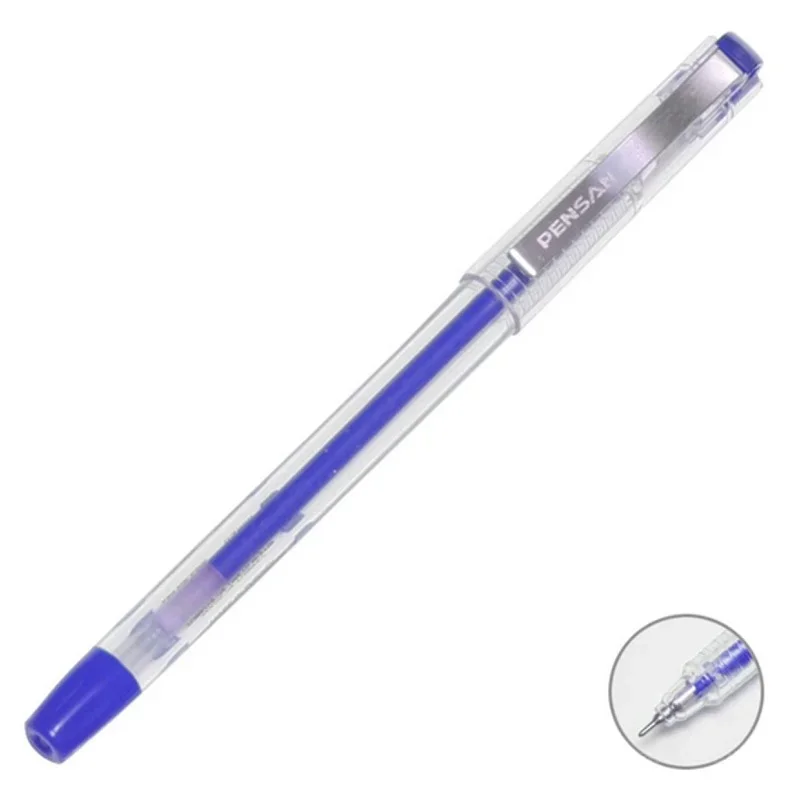 PENSAN 6405 MY-KING GEL MAVİ KALEM METAL KLİPS