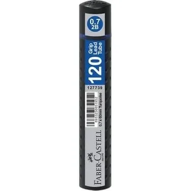 FABER GRIP MİN 0.7 SİYAH 60 mm 120 Lİ TÜP 1277400