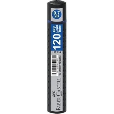 FABER GRIP MİN 0.7 SİYAH 60 mm 120 Lİ TÜP 1277400