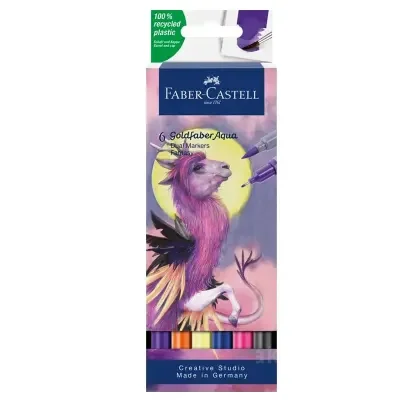 FABER AQUA ÇİFT UÇLU MARKÖR KALEM 6 LI FANTSY 881645260