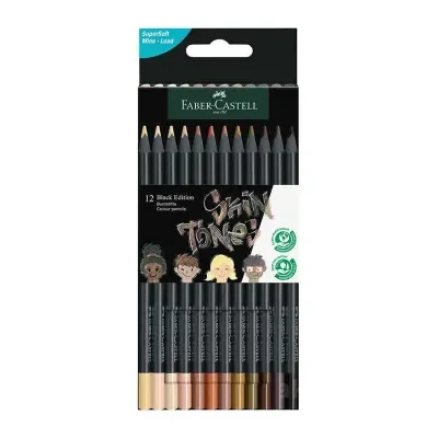 FABER BLACK EDİTİON SKIN TONES BOYA KALEMİ 12 Lİ 5171116414000